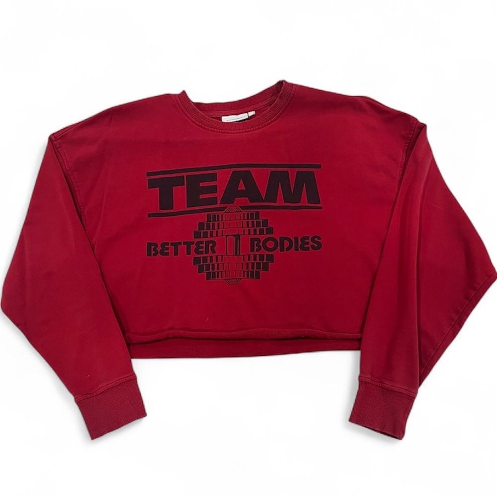 Better Bodies Team Red Graphic Sweatshirt